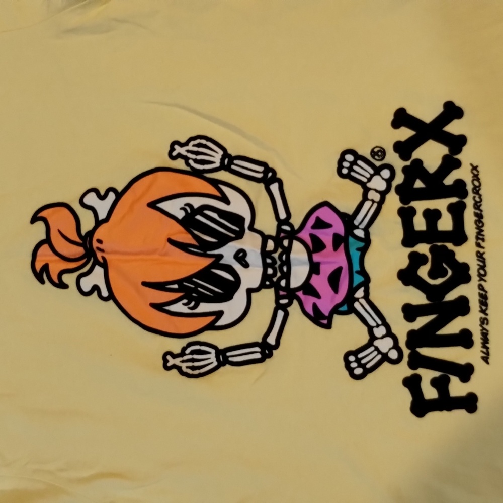 Fingercroxx 🌟 4 For $15 Girl Skeleton Cotton Short Sleeve Tee